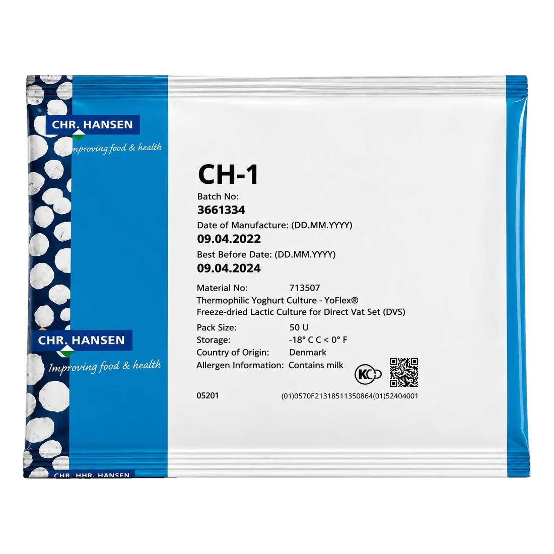 Chr.Hansen CH-1 — Айран, тан, питьевой йогурт