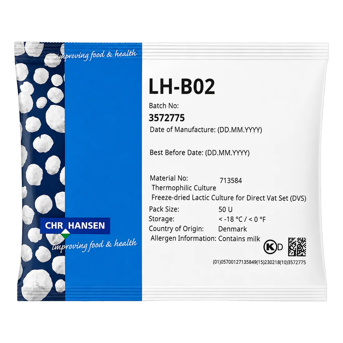 Chr.Hansen LH-B02 — Твёрдые сыры — усиление вкуса
