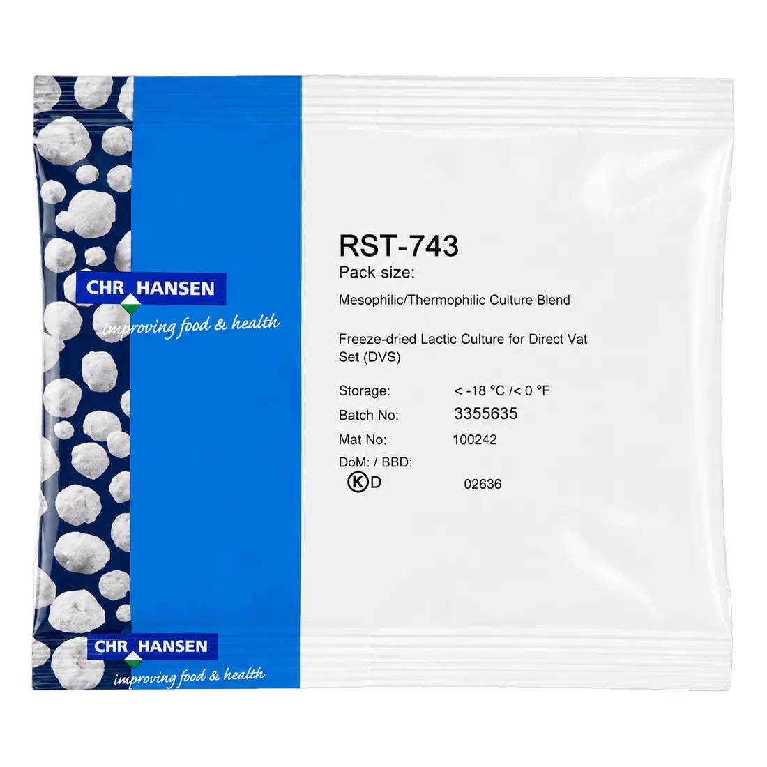 Chr.Hansen RST-743 — Чеддер, раклет, сен-полен, фонтал