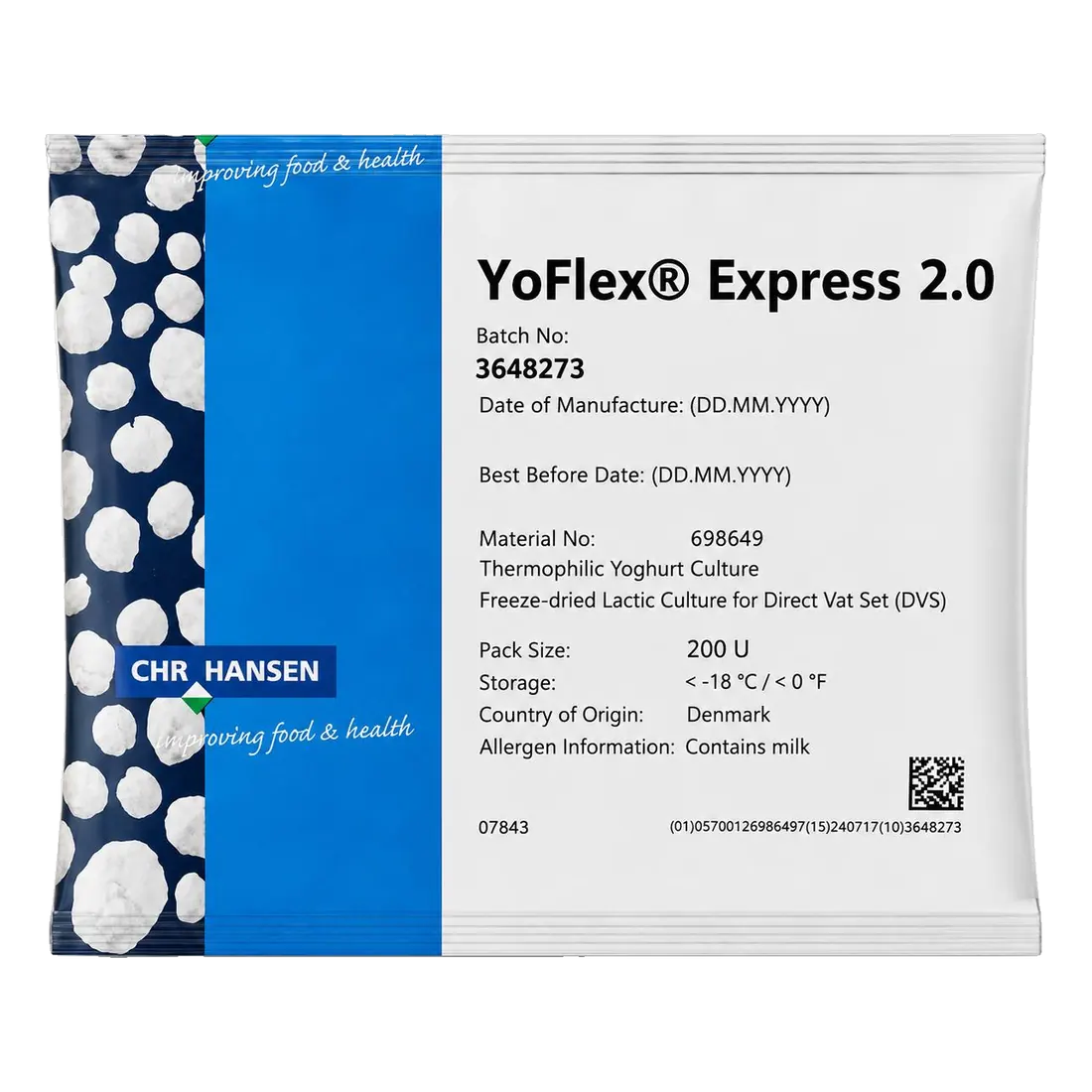 Chr.Hansen YoFlex Express 2.0 — Йогурт быстрого сквашивания