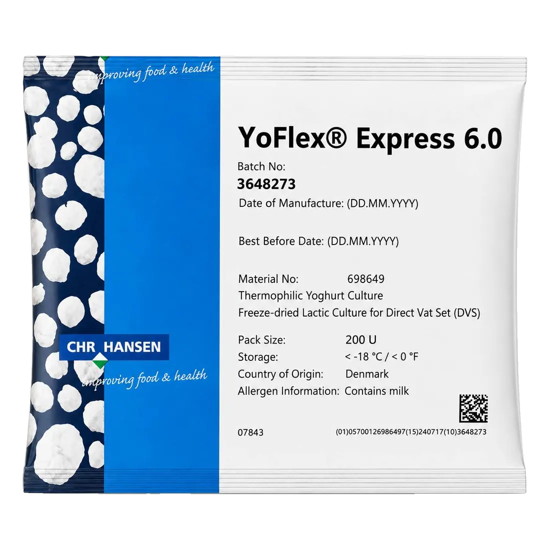 Chr.Hansen YoFlex Express 6.0 — Йогурт быстрого сквашивания