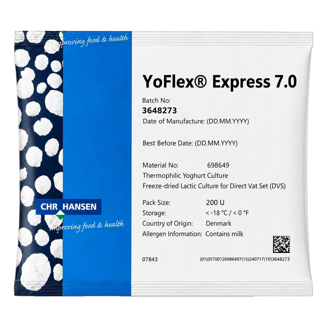 Chr.Hansen YoFlex Express 7.0 — Йогурт быстрого сквашивания